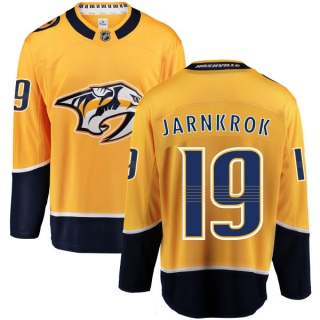 Men's Calle Jarnkrok Nashville Predators Fanatics Branded Home Jersey - Breakaway Yellow