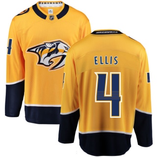 Men's Ryan Ellis Nashville Predators Fanatics Branded Home Jersey - Breakaway Yellow