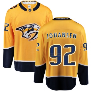Men's Ryan Johansen Nashville Predators Fanatics Branded Home Jersey - Breakaway Yellow